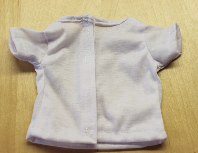 BKAL-1020   Shirt  weiss mit Klettverschluß